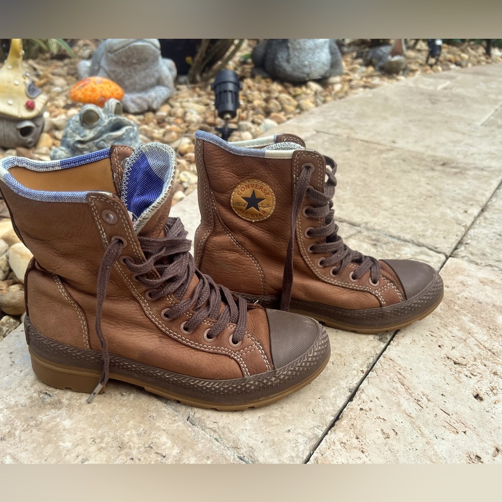 CONVERSE Chuck Taylor All Star Leather Lace Up Weather Proof Boots